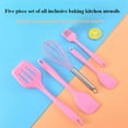 thumbnail image 3 of Silicone kitchenware complete set of five pieces - baking five piece set of kitchenware complete set - silicone spatula - oil brush - egg beater, 3 of 9