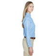 thumbnail image 3 of UltraClub 8966 Ladies Long-Sleeve Denim Shirt Light Blue Small, 3 of 3