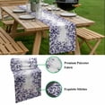 thumbnail image 5 of Purple Eucalyptus Leaves Table Runner - 120 Inch Long, Kitchen Dining Table Runner Dresser Scarves, Spring Summer Botanical Farmhouse Decor for Coffee Tables Wedding Party Banquet, 5 of 8