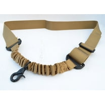 Nylon Bungee Single Point One Point Sling - Dark Earth