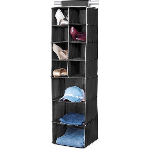 Simplify 8Pocket Shoe and 3Shelf Organizer