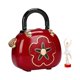 thumbnail image 5 of Clockwork Music Box Rotary Dancing Girl Bag Shape Jewelry Box Decoration For Bedroom, Office, Study Organizer Desktop Ornaments Rojo Colco Estuche de música, 5 of 5