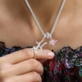 thumbnail image 3 of Sliver 3-Layering Initial A-Z Letter Pendant Necklaces,26 Letters and Hearts Pendant,Personalized Heart Dainty Birthday Necklace Gifts for Women, 3 of 5
