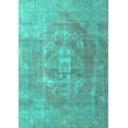 thumbnail image 1 of Ahgly Company Indoor Rectangle Persian Turquoise Blue Traditional Area Rugs, 7' x 9', 1 of 4