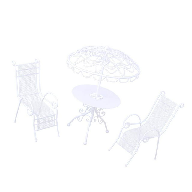 Muebles de Lounge Zulema 1:12 sombrilla blanco