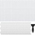 thumbnail image 1 of 48 piezas de tiras antideslizantes para baño, pegatinas antideslizantes transparentes, protección antideslizante autoadhesiva, para piscina, ducha, escaleras de baño, escobilla de goma (dos), 1 of 5