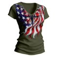 thumbnail image 4 of MEICHEN Women Summer Patriotic Graphic Tees Casual Usa 250th Anniversary T Shirts Short Sleeve Blouse Tops, 4 of 4