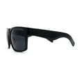 thumbnail image 4 of Mens OG Flat Top Rectangle Gangster Mob Shade Sunglasses Shiny Black, 4 of 4