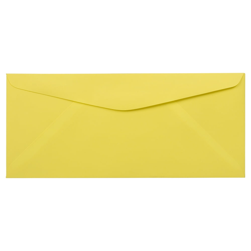 JAM #9 Envelopes, 3.9x8.9, Yellow, 500/Box - Walmart.com