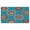 Bohemian Blue Geometric-2, variant on Bohemian Brown Geometry (1) Door Mat 30 X 17 Inch Welcome Doormat Indoor Outdoor Entrance Floor Mat Non Slip Spring Summer Decor Rubber Mats