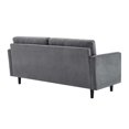 thumbnail image 4 of Modway Exalt Tufted Performance Velvet Sofa in Gray and Black, 4 of 10