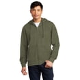 thumbnail image 1 of District V.I.T.Fleece Sweat à Capuche Zippé Intégral DT6102, 1 of 1