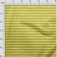thumbnail image 3 of oneOone Cotton Poplin Lime Green Fabric Stripes Quilting Supplies Print Sewing Fabric By The Yard 42 Inch Wide, 3 of 5