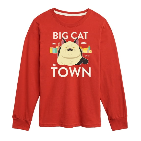 Luca - Big Cat In Town  - Toddler And Youth Long Sleeve Graphic T-Shirt