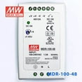 thumbnail image 3 of Mean Well MDR-100-48 Single Output Industrial Power Supply 100W 48V - DIN Rail, 3 of 5