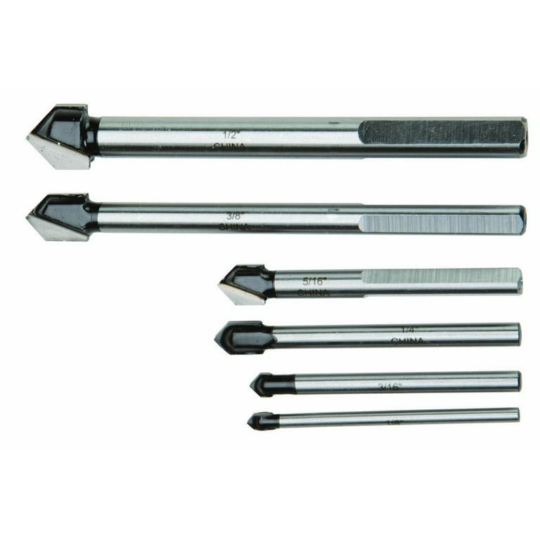 Warrior carbide tip glass and tile cutting drill on sale bit set