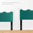 thumbnail image 6 of Modway Athena Performance Velvet Twin Headboard in Teal, 6 of 10