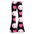 thumbnail image 4 of Girls Halloween Funny Printed Flared Pants For Toddlers Kids Cute Bootcut Leggings Soft Stretchy, 4 of 4