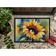 thumbnail image 3 of Carolines Treasures DAC1615MAT 18 x 27 in. Unisex Sunflowers in Watercolor Doormat, 3 of 5