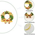 thumbnail image 4 of Set of 6 Christmas Rhinestone Wreath Napkin Rings for Xmas Dining Table- Napkin Ring Holder for Christmas, Thanksgiving, Holiday Party Table Decoration, 4 of 8