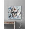thumbnail image 5 of Parvez Taj "Clouded Happy Butterfly Skull" Painting Print on Wrapped Canvas, 5 of 7