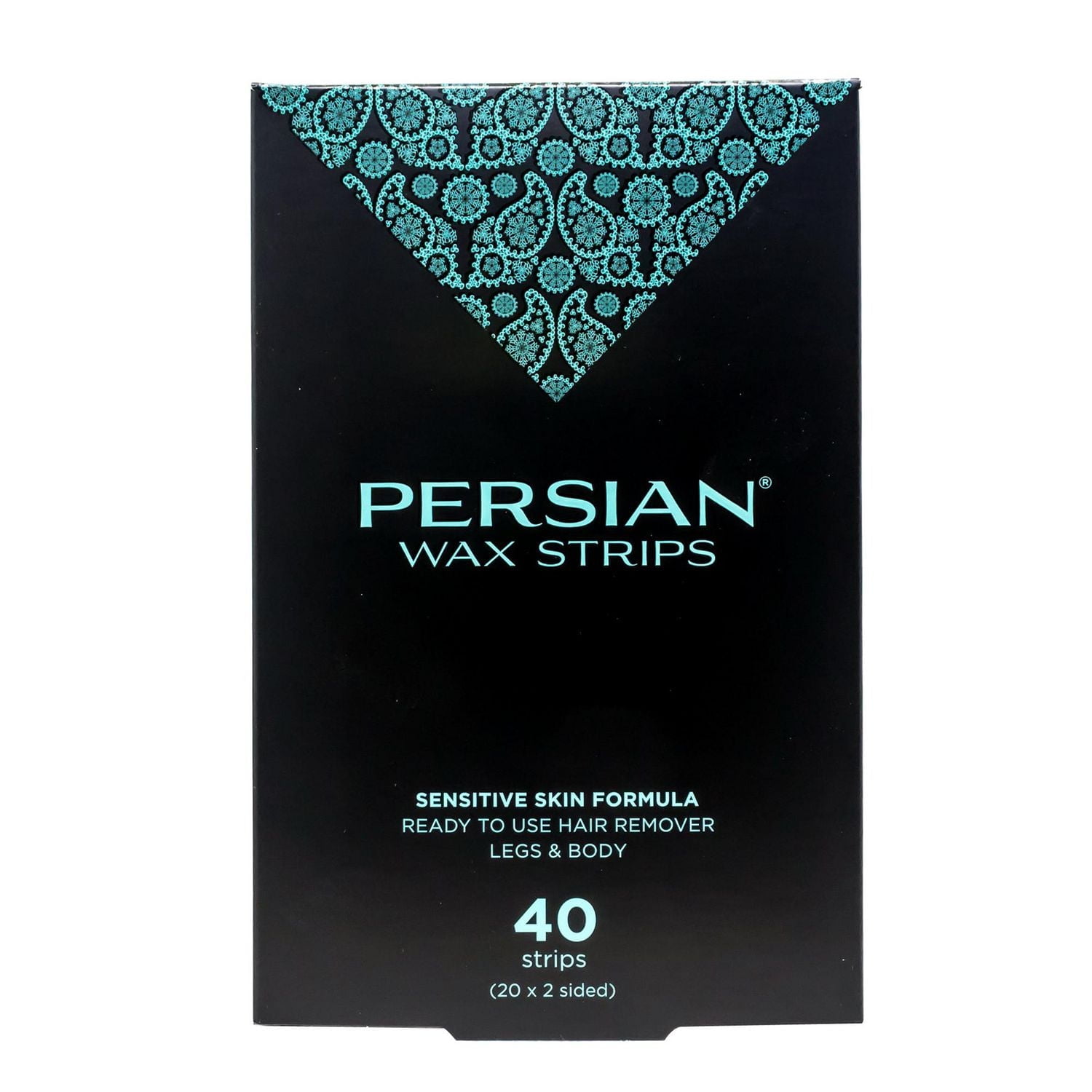 Persian Legs & Body Wax Strips, 40 (20 x 2 sided) strips