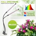 thumbnail image 2 of Grow Light Plant Light Indoor Plants Full Spectrum Clip Plant Growing Lamp Level Dimmable Auto On Off Timing Hrs ( ), 2 of 7
