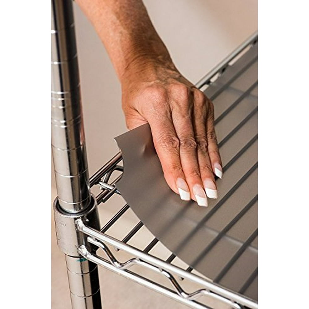 Shelf Liners for Wire Shelf Liner Set of 4 Graphite (14Inchby36