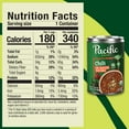 thumbnail image 3 of (5 pack) Pacific Foods Organic Fire Roasted Vegetable Chili, Plant Based, 16.5 oz Can, 3 of 13
