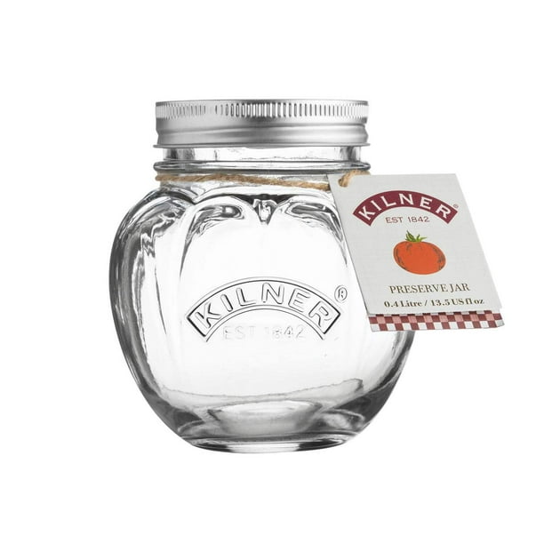 Recipiente de almacenamiento de alimentos Kilner, tarro para tomates, 400 ml