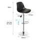thumbnail image 5 of Silla Ajustable Banco Acolchado Giratorio con Respaldo Alto, 5 of 6