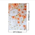 thumbnail image 2 of ABPHOTO Polyester 5x7ft Backdrop Peony Flower Background Backdrop for Newborn,Infant Wedding Backdrop Background for Photography, 2 of 3