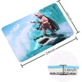 thumbnail image 2 of Bear Bath Rugs, 24''''X16'''', Super Soft and Absorbent Shaggy Plush Funny Bathroom Rug Mat, Thicken, Non-Slip, Machine Wash and Dry, Shark Bath Mat, 2 of 6