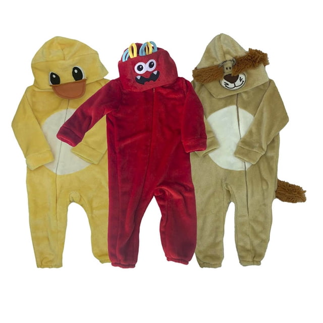 Kit 3 Comandos con Gorro Bordado Kiss Pato, Monstruo, Leon