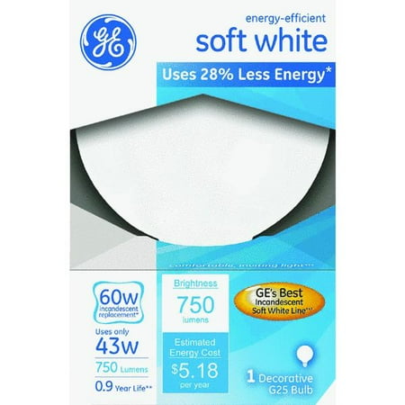 Philips EcoVantage G25 Halogen Light Bulb
