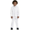 thumbnail image 2 of Wehilion Boys' 4-Piece Tuxedo Set with Dress Shirt, Bow Tie, Jacket, and Pants, 2 of 5