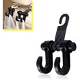 thumbnail image 1 of 2 Pack Car Seat Back Double Hooks, 2 in 1 Car Multifunctional Upgraded Hooks, ABS Durable Storage Double Hooks, 1 of 5