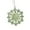 Green, variant on Bfogop 4 Inch Acrylic Snowflake Ornaments for Christmas Tree Rhinestone Snowflake Hanging Ornament for Tree Decor Silver Christmas Keepsake Gifts for Crafts Window Wedding Home