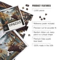 thumbnail image 4 of Lantern Press 1000 Piece Jigsaw Puzzle, Wildlife Utopia, Forest, 4 of 5
