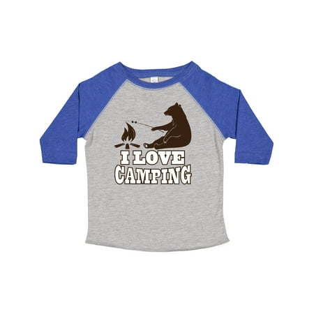 

Inktastic Campfire Bear I Love Camping Gift Toddler Boy or Toddler Girl T-Shirt