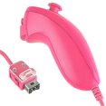 thumbnail image 4 of BINFFGM Nunchuck Controller, 2 Pack Nunchuck Controller Replacement for wii Nunchuck Controller Joystick Gamepad, Compatible with Nintendo Wii & Wii U Console (Sky Blue+Red), 4 of 5