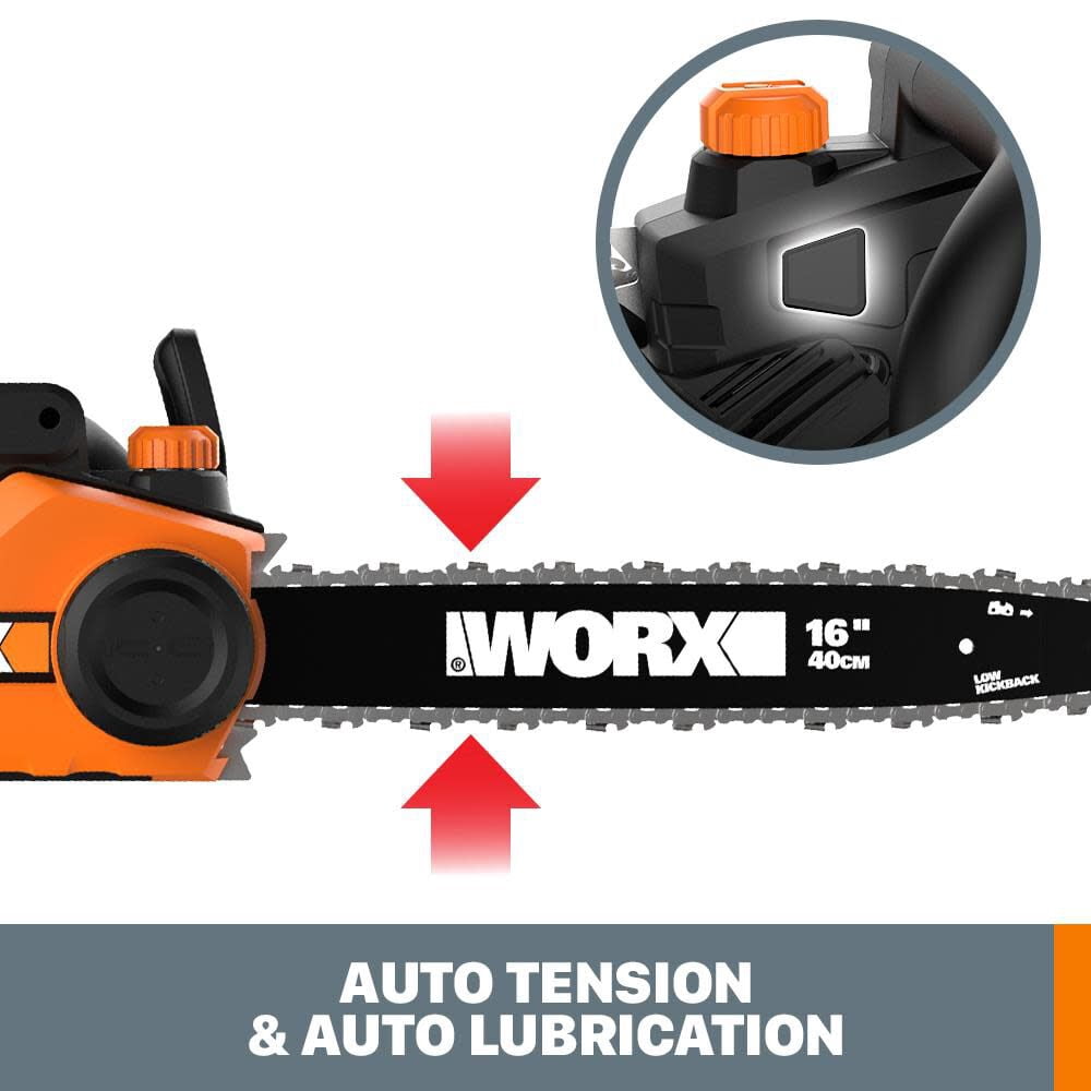 Worx WG303.1 14.5 Amp 16" Electric Chainsaw