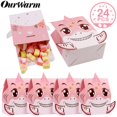 thumbnail image 3 of OurWarm Cute Paper Candy Gift Box Treat Kids Birthday School Gifts Bags Girl/Boy Birthday Baby Shower Party Favors Decorations, 3 of 4