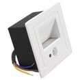 thumbnail image 3 of Applique d'Angle, 50LM Luminosité Induction du Corps Humain LED Step Light Blanc pour Escalier, 3 of 8
