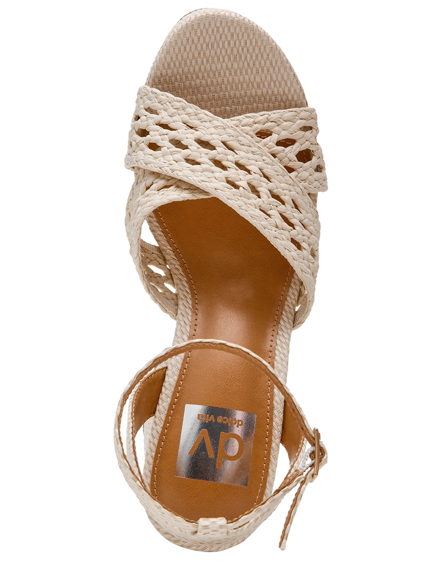 DV Dolce Vita Women's Whishora Platform Block Heel Sandal with Ankle Strap