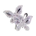 thumbnail image 1 of Ring Two Square Zircon Ring Engagement Ring The Droplets Alloy Inlay Zircon Bracelet Sets Of Ring Engagement Ring Cute Matching Rings Adjustable Rings Western Ring Set Ring Trendy Stack Rings Womens, 1 of 4