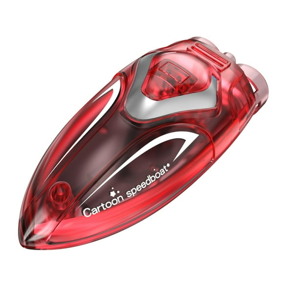 RC Boat with LED Light , 2.4Ghz Full Proportional Remote Control Boat for Pools and Lakes Pool Toys for Adults and