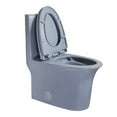 thumbnail image 2 of WinZo WZ5020GR Modern One Piece Gray Toilet Dual Flush 1.1/1.6 GPF Elongated 17" Comfortable Seat Height,Matte Grey, 2 of 6