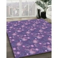 thumbnail image 2 of Ahgly Company Indoor Round Patterned Rich Lilac Purple Area Rugs, 7' Round, 2 of 6