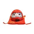 thumbnail image 2 of Alcancía Daruma de cerámica, decoración de escritorio, muñeco Daruma, obra de arte, adorno decorativo rojo, 2 of 8